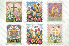 Easter Postage Stamp Sublimation Bundle Product Image 4