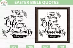 Easter faith quotes SVG, Christian Bible quote Easter SVG Product Image 1