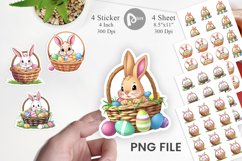 Easter Rabbit Sticker Product Image 1