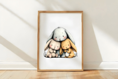 Easter Rabbit Family Clipart Product Image 3