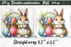 Rabbit Tumbler | Easter Sublimation Product Image 1