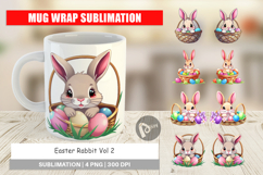 Mug Wrap Easter Rabbit Product Image 1