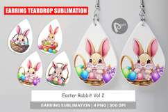 Earring Easter Rabbit Product Image 1