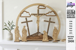 Easter Resurrection Scene Laser Cut | Holy Week | Religious Product Image 1