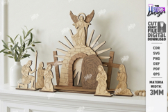 Easter Resurrection Scene Laser Cut Bundle | Holy Week SVG Product Image 14