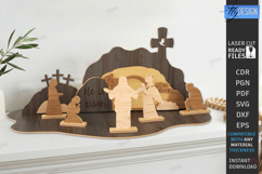 Easter Resurrection Scene Laser Cut Bundle | Holy Week SVG Product Image 15