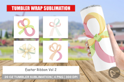 Tumbler Easter Ribbon Product Image 1