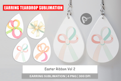 Earring Easter Ribbon Product Image 1