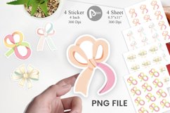 Easter Ribbon Sticker Product Image 1