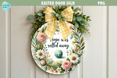 Spring Easter Round Sign Product Image 1