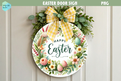 Spring Easter Round Sign Product Image 1