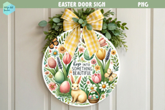 Spring Easter Round Sign Product Image 1