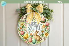 Spring Easter Round Sign Product Image 1