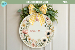 Spring Easter Round Sign Product Image 1
