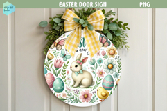 Spring Easter Round Sign Product Image 1
