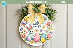 Spring Easter Round Sign Product Image 1