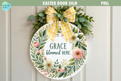 Spring Easter Round Sign Product Image 1