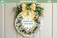 Spring Easter Round Sign Product Image 1