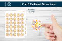 Easter Print and Cut Sticker Sheet, Digital Sticker Bundle Product Image 18