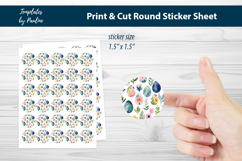 Easter Print and Cut Sticker Sheet, Digital Sticker Bundle Product Image 19