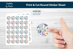 Easter Print and Cut Sticker Sheet, Digital Sticker Bundle Product Image 21