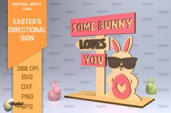 Easter&#039;s Directional Signs SVG Bundle. 3D Signs Laser Cut Product Image 4