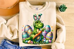 Easter Dinosaur PNG, Easter T-Rex PNG, Happy Easter PNG Product Image 1