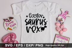 Easter saurus rex SVG - Easter Design Product Image 1