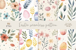 Easter seamless pattern Product Image 1