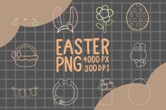 Hand Drawn Easter Element PNG Product Image 1