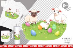 Easter Sheep Clipart Product Image 1