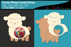 Easter Sheep Candy Dome Product Image 1