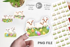 Easter Sheep Sticker Product Image 1
