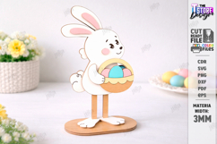 Easter Shelf Sitter Laser Cut | Easter Desk Decor SVG | CNC Product Image 1