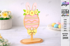 Easter Shelf Sitters Laser Cut Bundle | Easter Decor SVG Product Image 9
