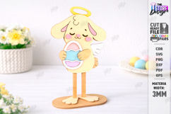 Easter Shelf Sitter Laser Cut | Easter Desk Decor SVG | CNC Product Image 1