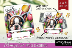 Easter Money Card PNG - Easter Dog Money Card Holder Product Image 1
