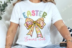 Easter Social Club Coquette Bow PNG, Easter PNG Product Image 3