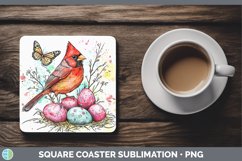 GorgeousEaster Splash Square Coaster design.