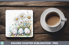 GorgeousEaster Splash Square Coaster design.