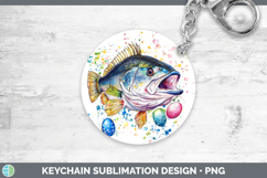 GorgeousEaster Splash Keychain design.