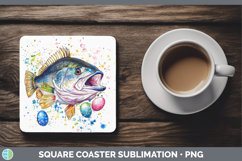 GorgeousEaster Splash Square Coaster design.