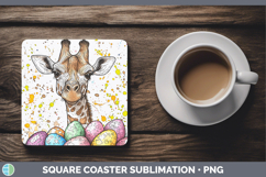 GorgeousEaster Splash Square Coaster design.