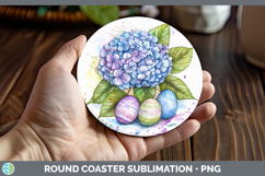 GorgeousEaster Splash Round Coaster design.