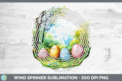 GorgeousEaster Splash Wind Spinner design.