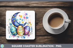 GorgeousEaster Splash Square Coaster design.