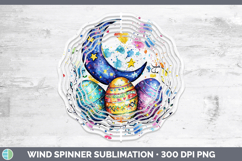GorgeousEaster Splash Wind Spinner design.