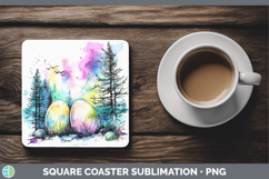 GorgeousEaster Splash Square Coaster design.