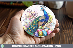 GorgeousEaster Splash Round Coaster design.