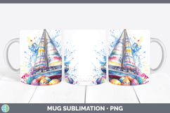 GorgeousEaster Splash Mug Wrap design.